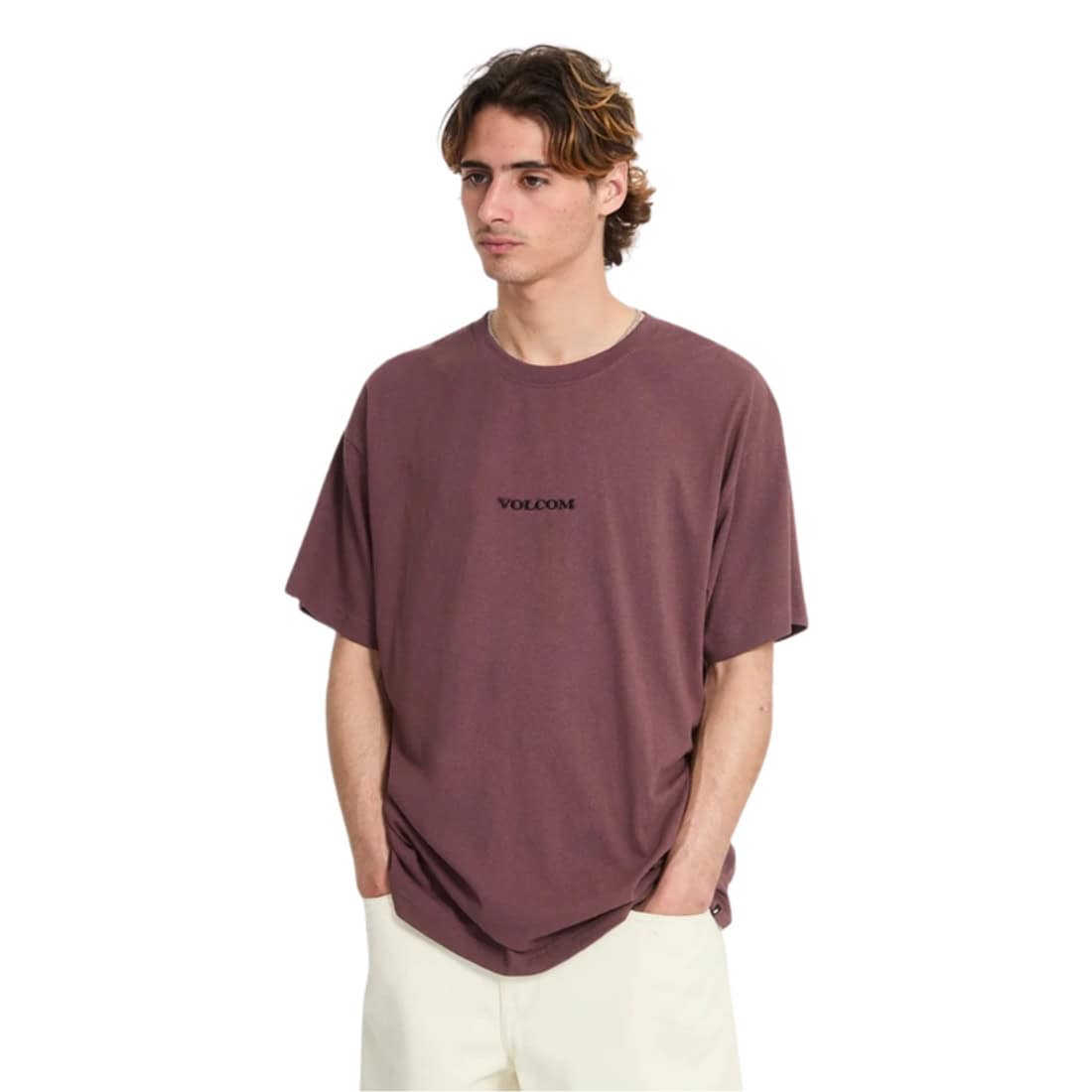 Volcom Stone Loose T-Shirt - Pistol Punch - Mens Plain T-Shirt by Volcom