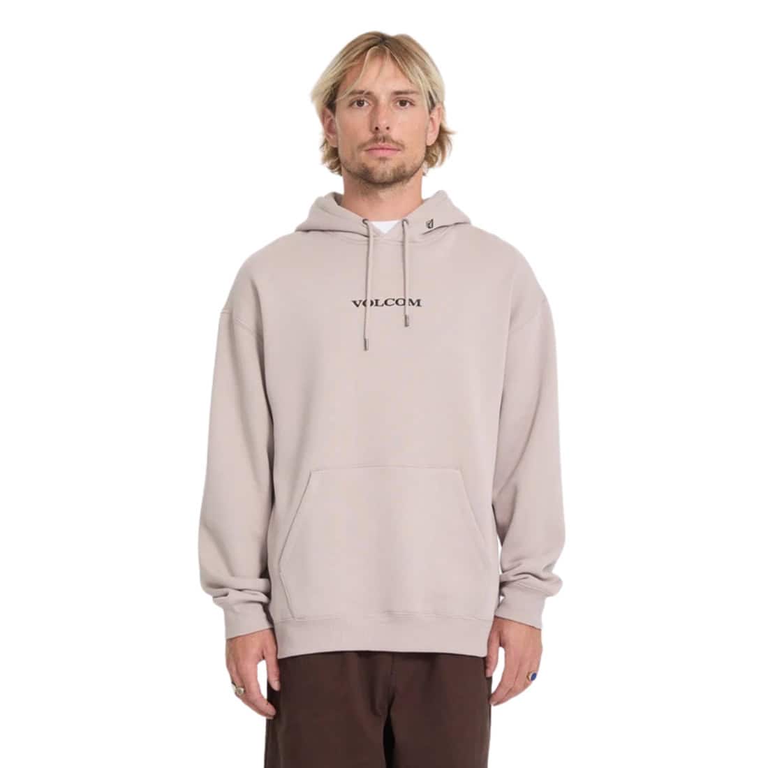 Volcom Stone Pullover Hoodie - Bark Brown - Mens Pullover Hoodie by Volcom