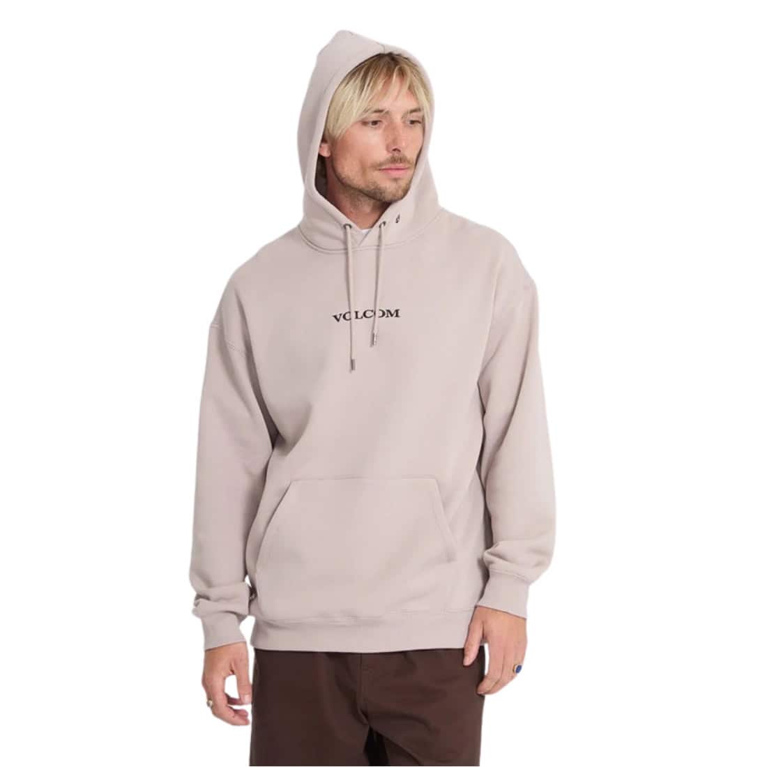 Volcom Stone Pullover Hoodie - Bark Brown - Mens Pullover Hoodie by Volcom