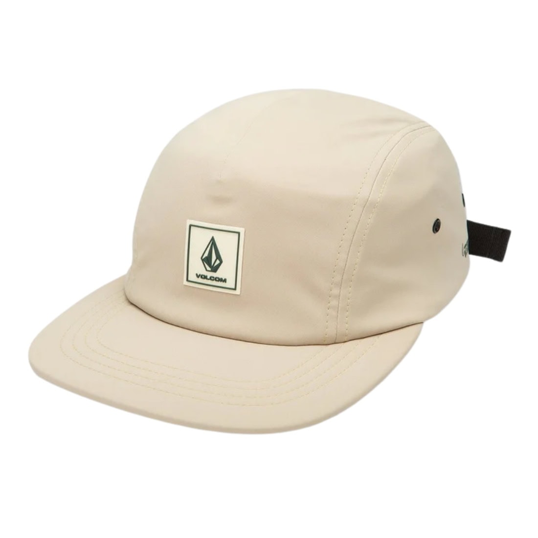 Volcom Stone Tech Camper Delta Cap - Light Khaki - 5 Panel Cap by Volcom One Size