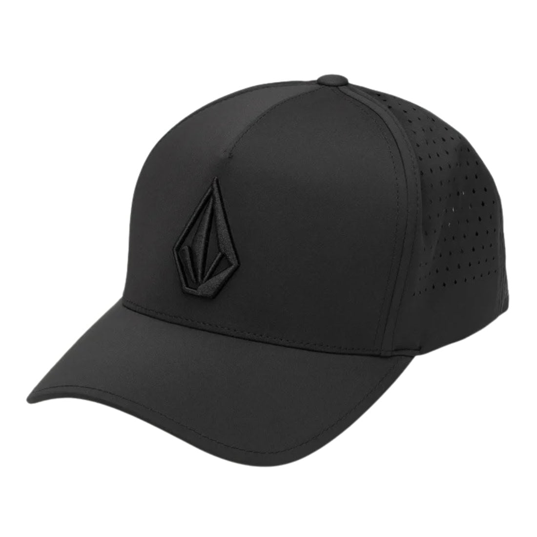 Volcom Stone Vented Adj Hat - Black - Baseball Cap by Volcom One Size