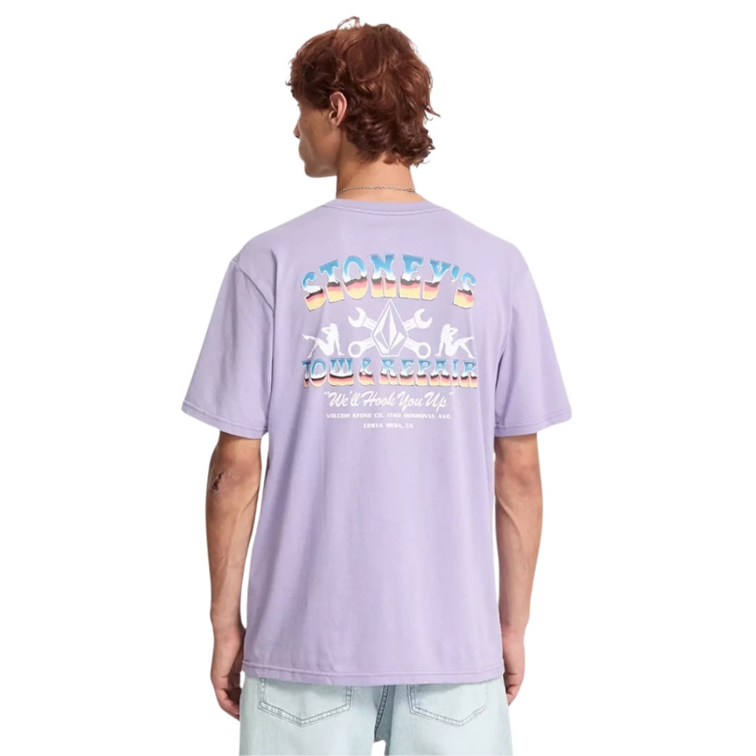 Volcom Stoneys T-Shirt - Purple Ash - Mens Graphic T-Shirt by Volcom