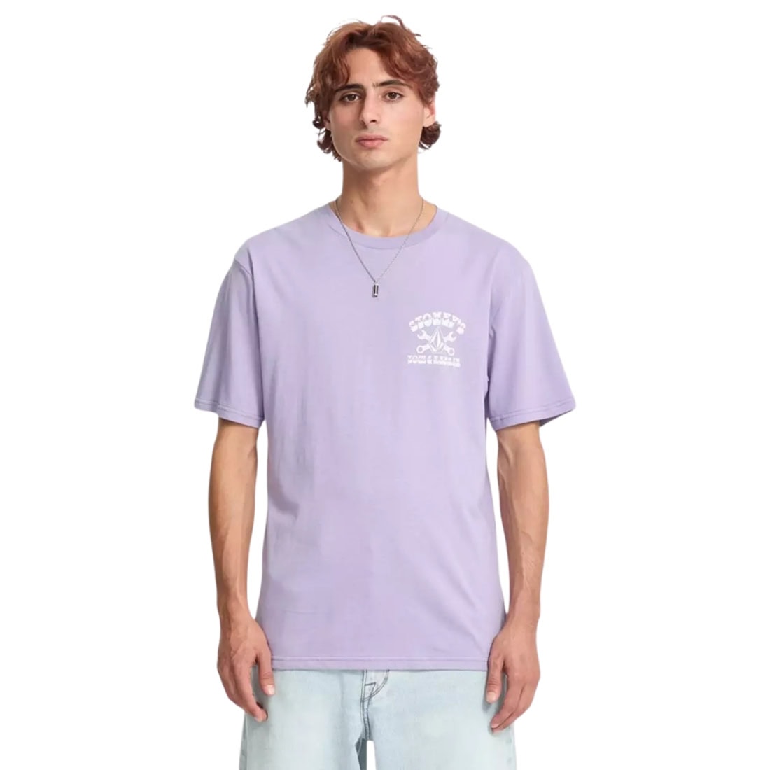Volcom Stoneys T-Shirt - Purple Ash - Mens Graphic T-Shirt by Volcom
