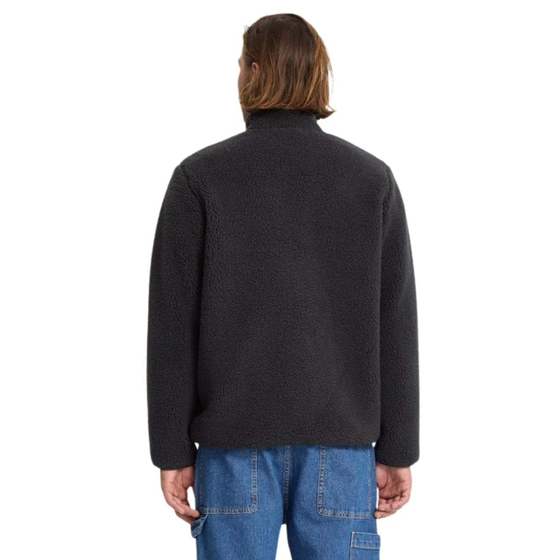 Volcom Storm Stone Zip - Asphalt Black - Mens Zip Up Hoodie by Volcom