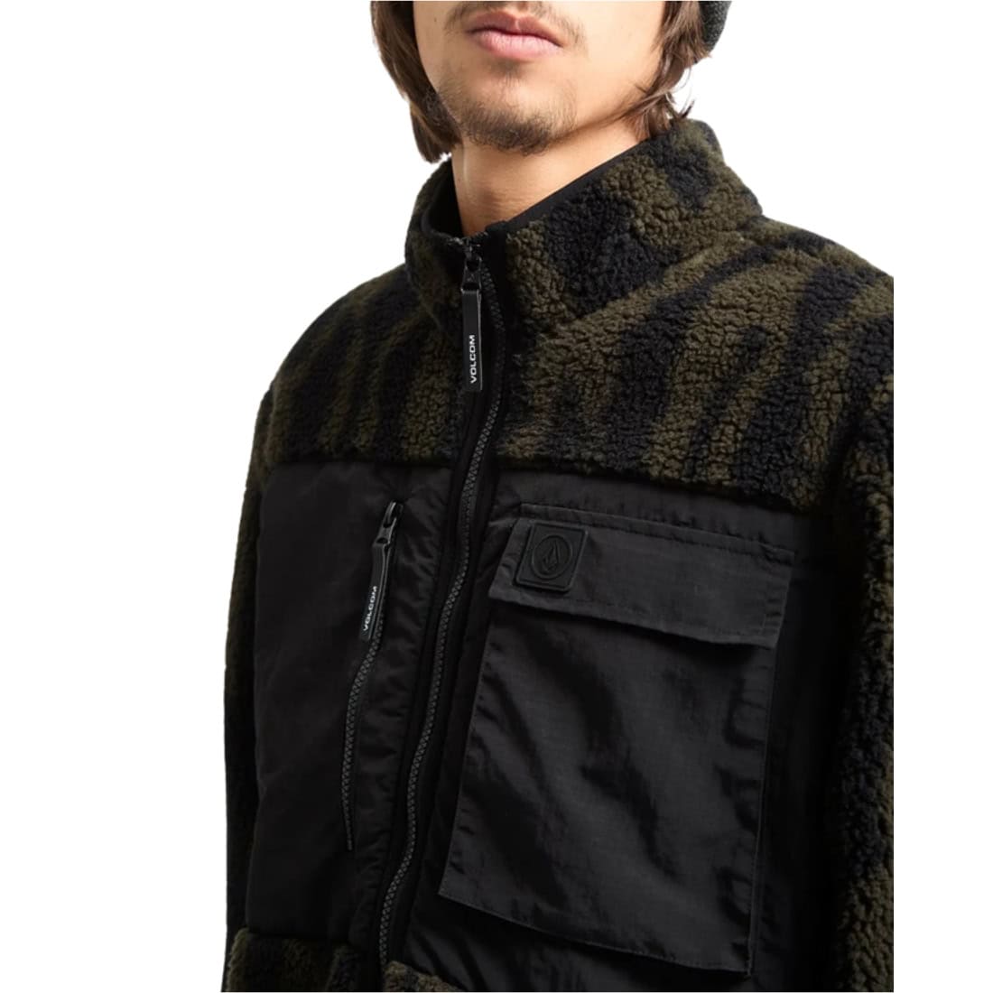 Volcom Storm Stone Zip - Sage Leaf - Mens Zip Up Hoodie by Volcom