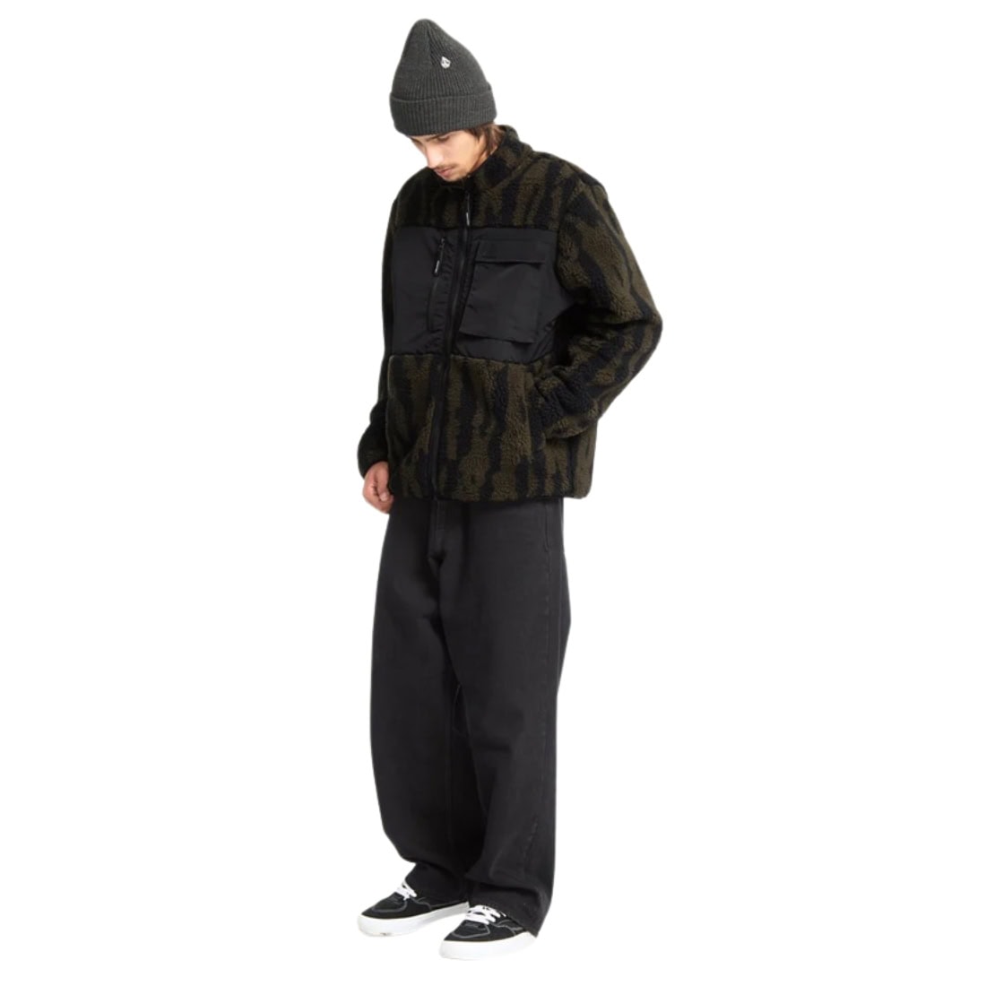 Volcom Storm Stone Zip - Sage Leaf - Mens Zip Up Hoodie by Volcom