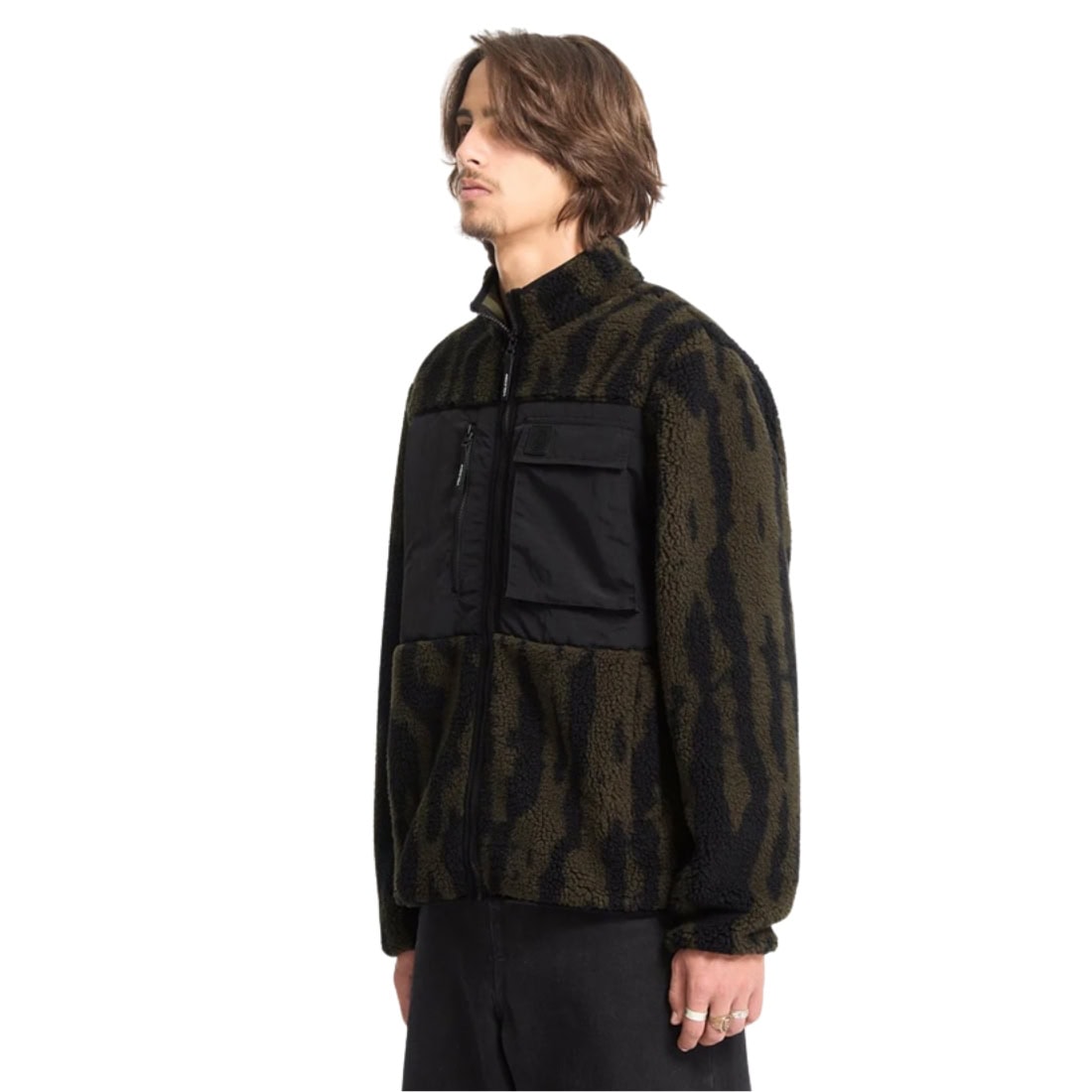 Volcom Storm Stone Zip - Sage Leaf - Mens Zip Up Hoodie by Volcom