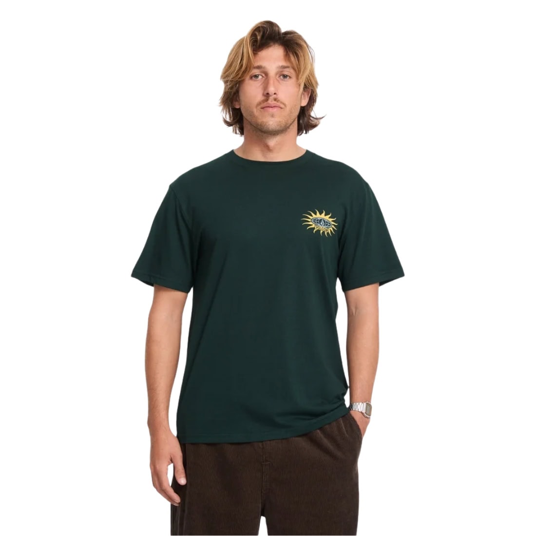 Volcom Sunlog T-Shirt - Scarab - Mens Graphic T-Shirt by Volcom