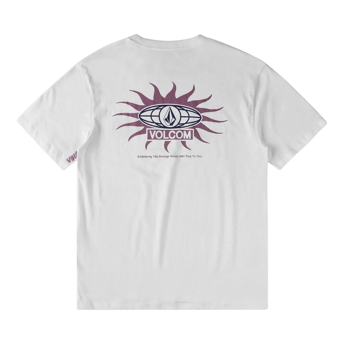 Volcom Sunlog T-Shirt - White - Mens Graphic T-Shirt by Volcom