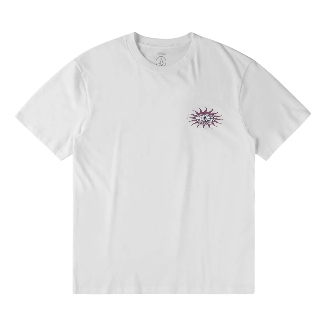 Volcom Sunlog T-Shirt - White - Mens Graphic T-Shirt by Volcom