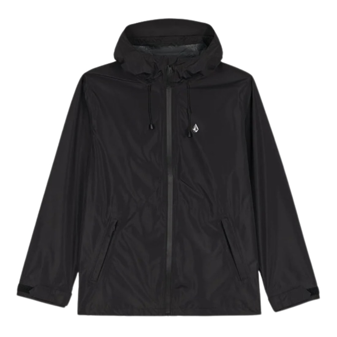 Volcom Thunder Stone 10K Jacket - Black - Mens Windbreaker/Rain Jacket by Volcom