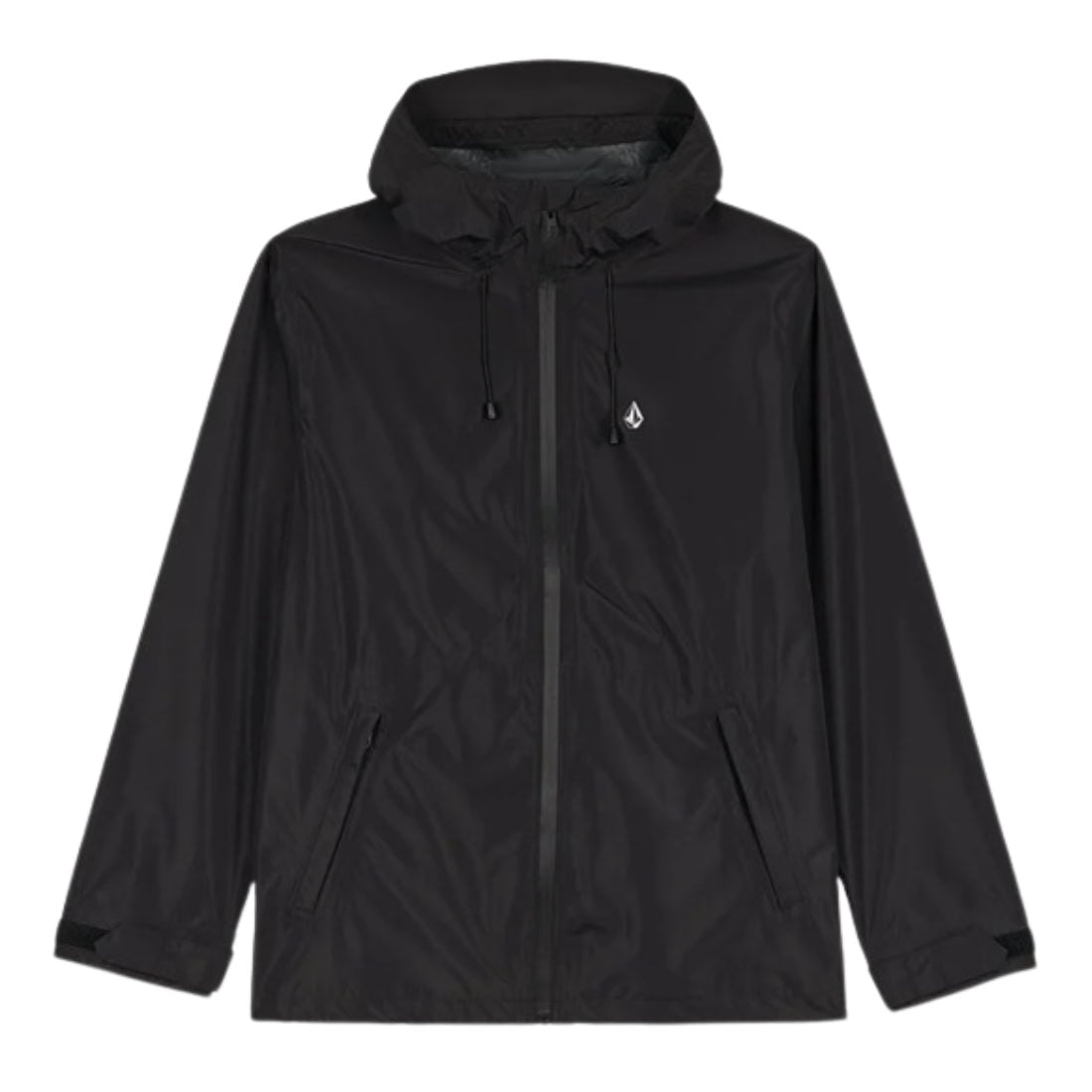 Volcom Thunder Stone 10K Jacket - Black - Mens Windbreaker/Rain Jacket by Volcom