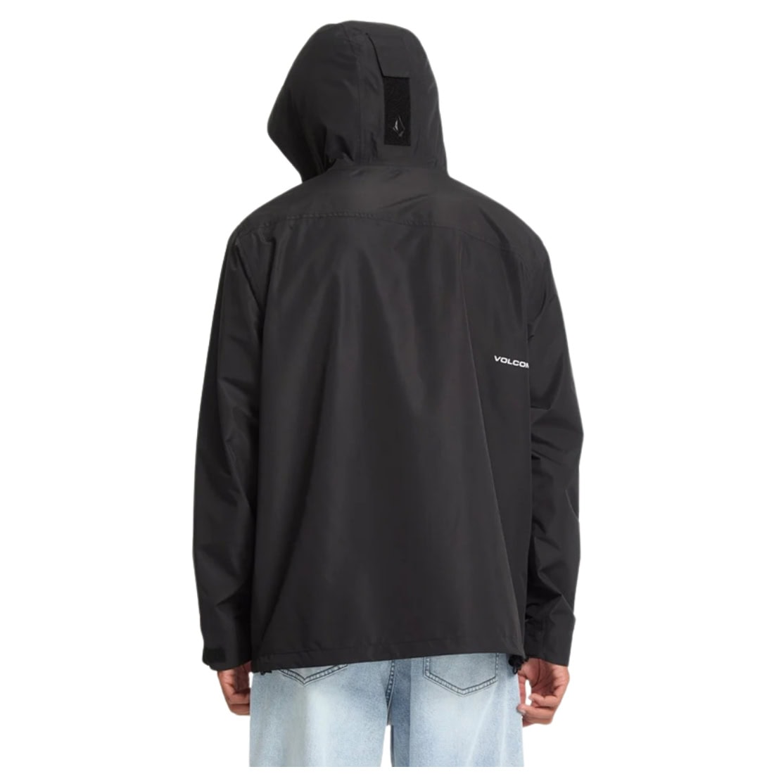 Volcom Thunder Stone 10K Jacket - Black - Mens Windbreaker/Rain Jacket by Volcom