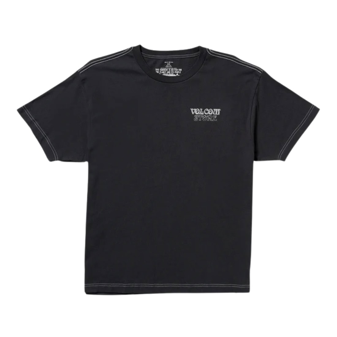 Volcom Timewave T-Shirt - Antique Black - Mens Graphic T-Shirt by Volcom