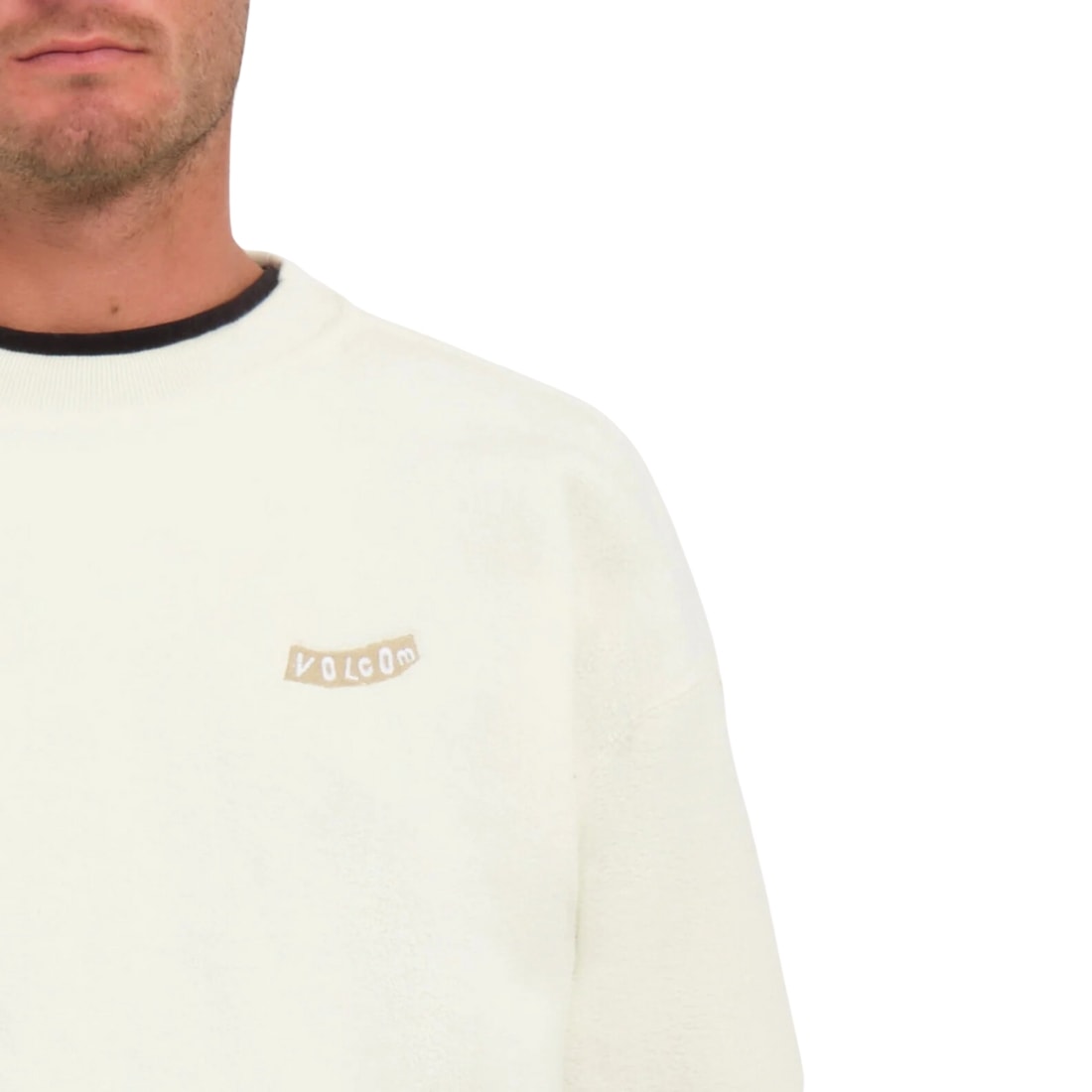 Volcom Too Kool Loose Crew - Dirty White