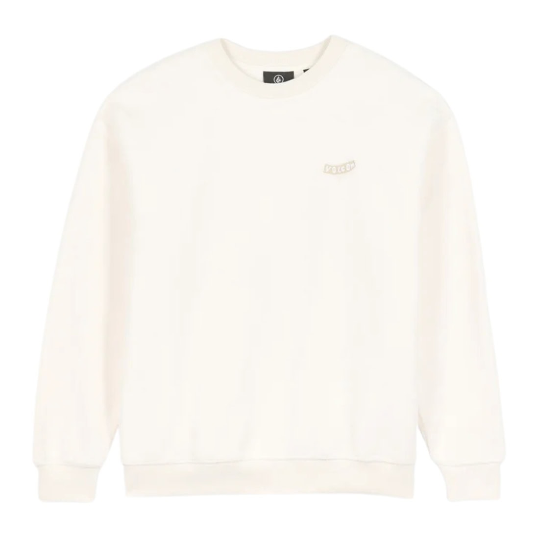 Volcom Too Kool Loose Crew - Dirty White FA26 - Mens Crew Neck Sweatshirt by Volcom