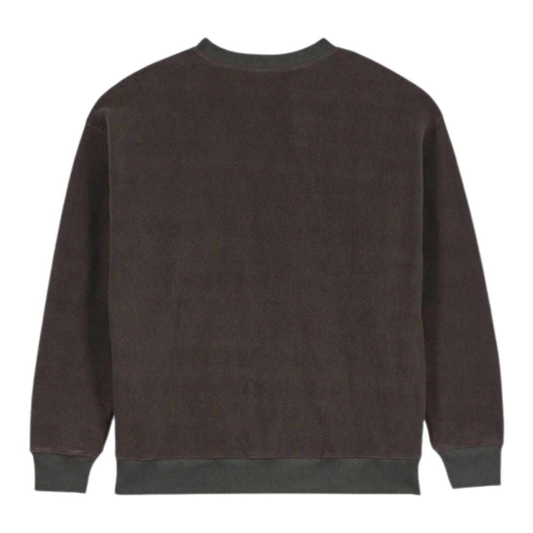Volcom Too Kool Loose Fit Crew - Rinsed Black - Mens Crew Neck Sweatshirt by Volcom