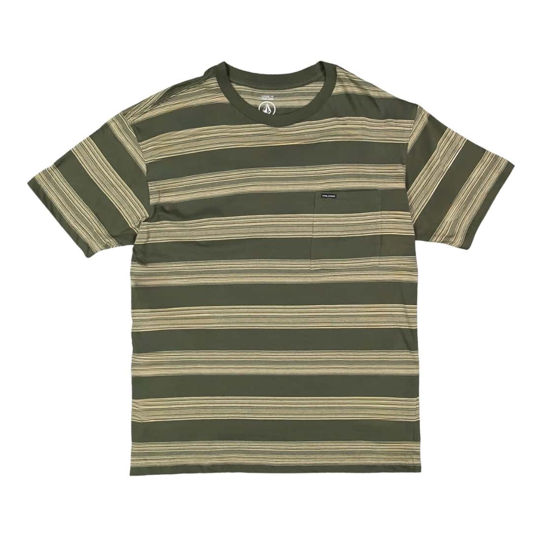 Volcom Twilight Crew - Squadron Green - Mens Pocket T-Shirt by Volcom