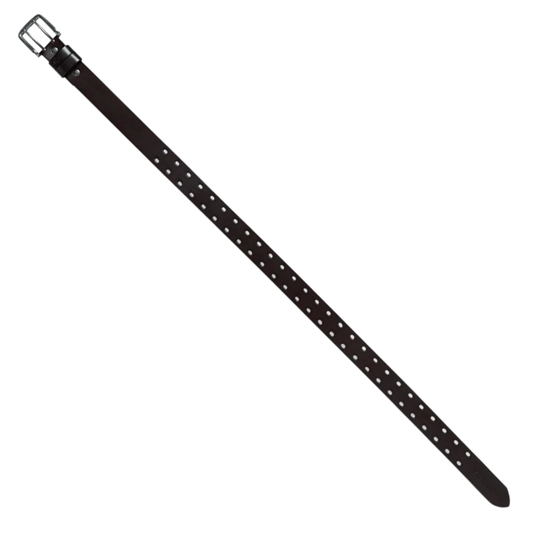 Volcom Two Spike Leather Belt - Brown - Mens Leather Belt by Volcom