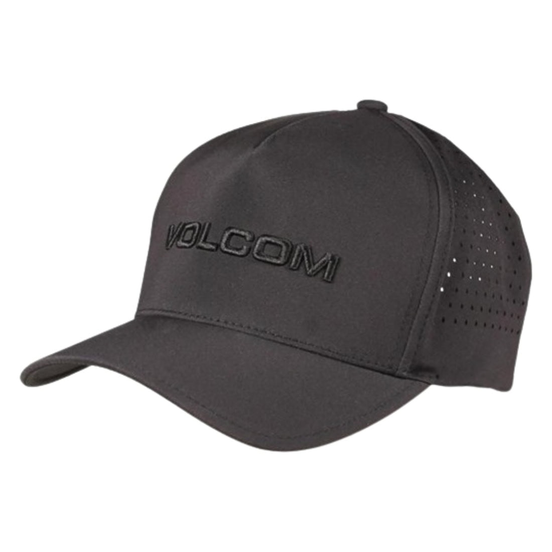 Volcom Vent Delta Adj Cap - Black - Snapback Cap by Volcom One Size