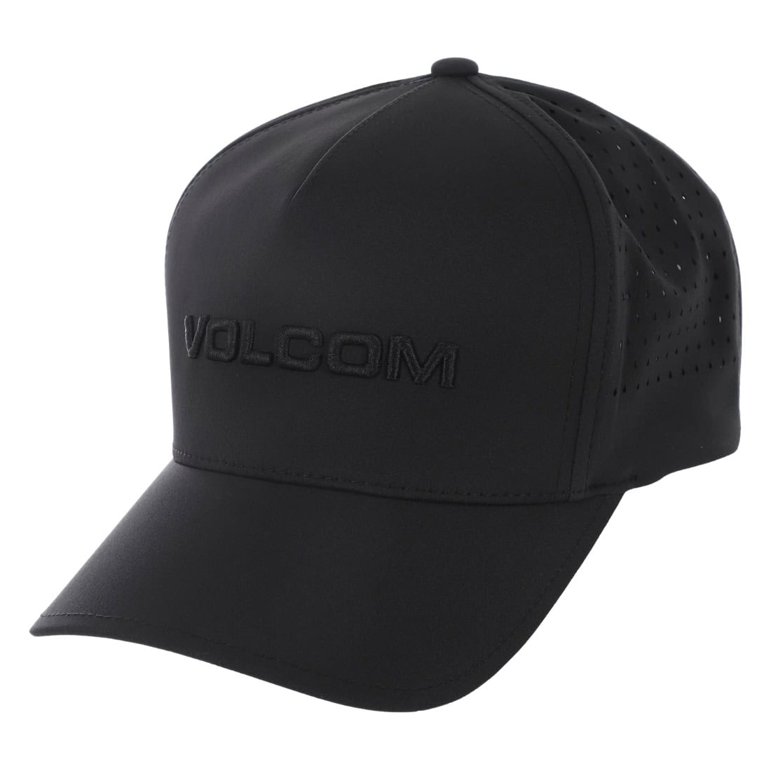 Volcom Vent Delta Adjustable Cap - Black - Snapback Cap by Volcom One Size