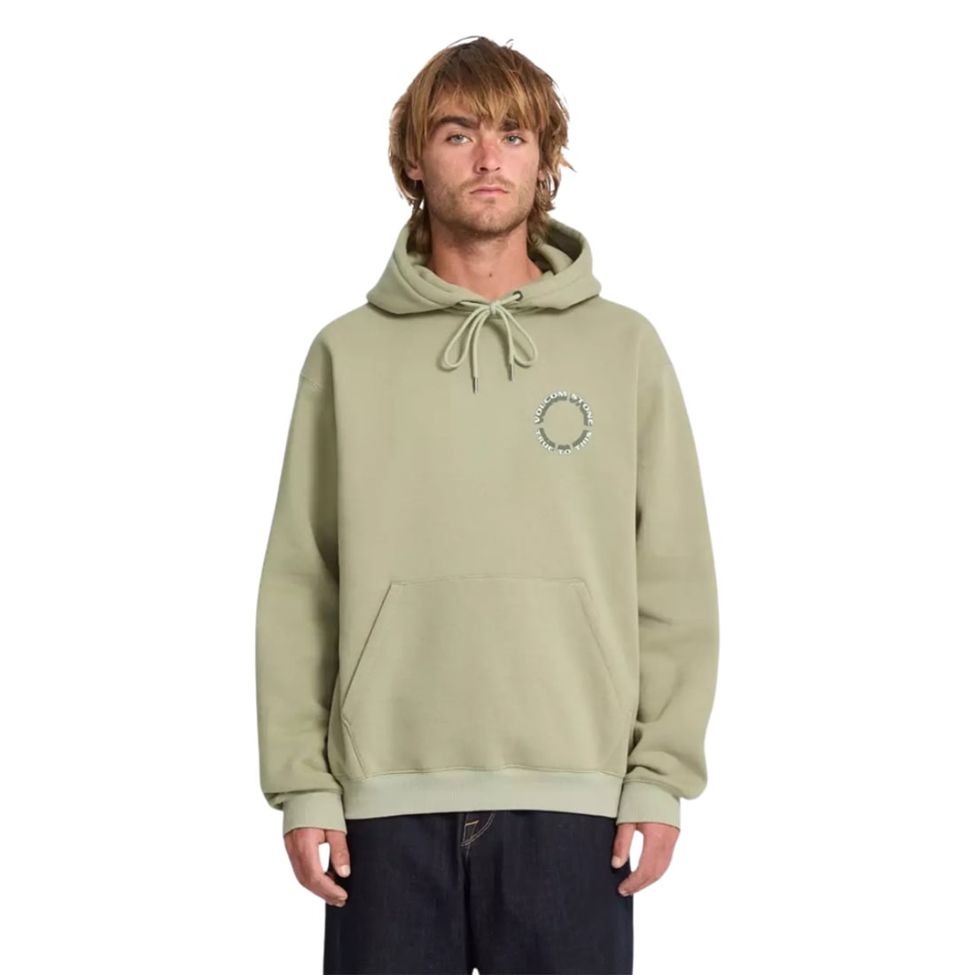 Volcom Watanite Pullover Hoodie - Green Tea - Mens Pullover Hoodie by Volcom