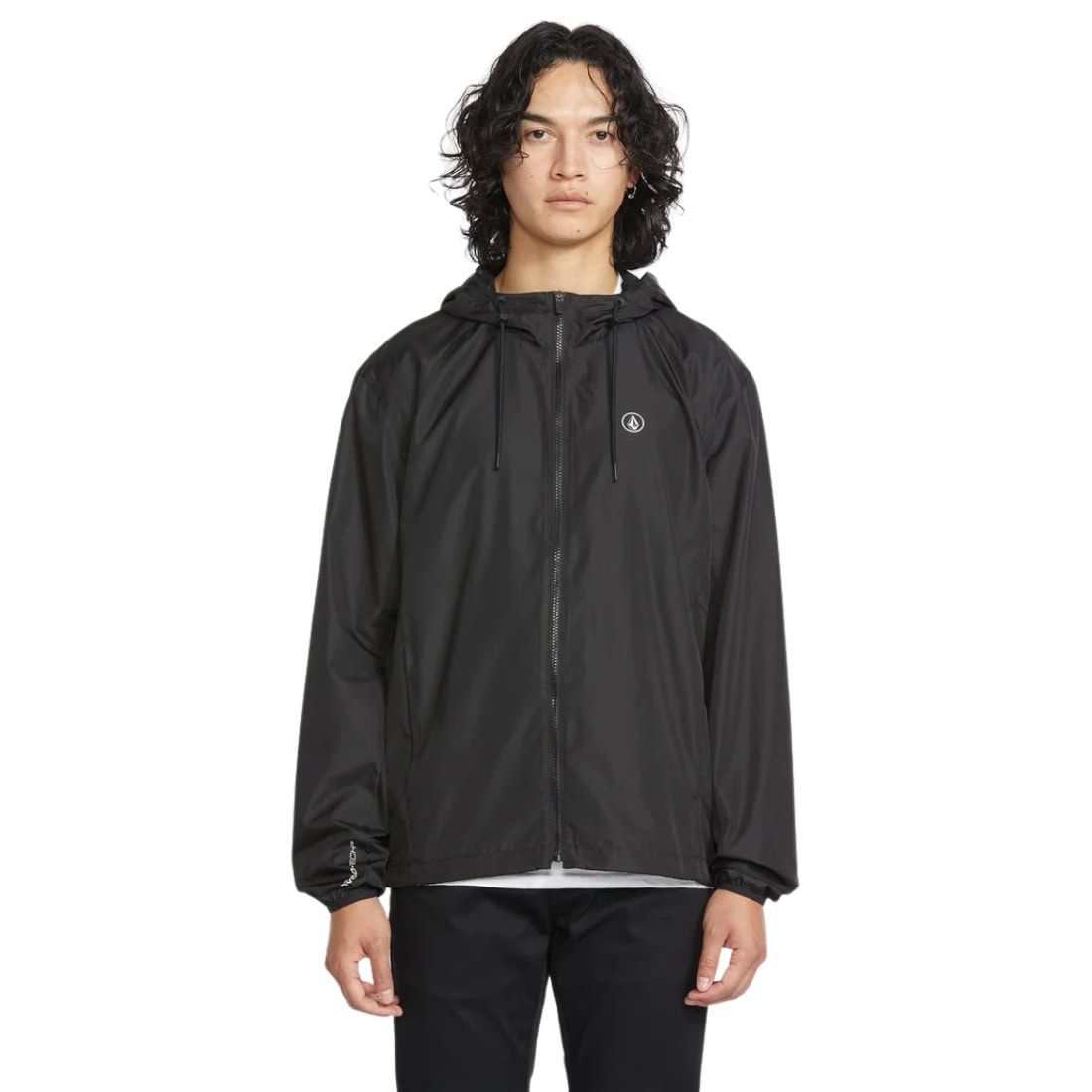 Volcom Wavern Jacket - Black - Mens Windbreaker/Rain Jacket by Volcom