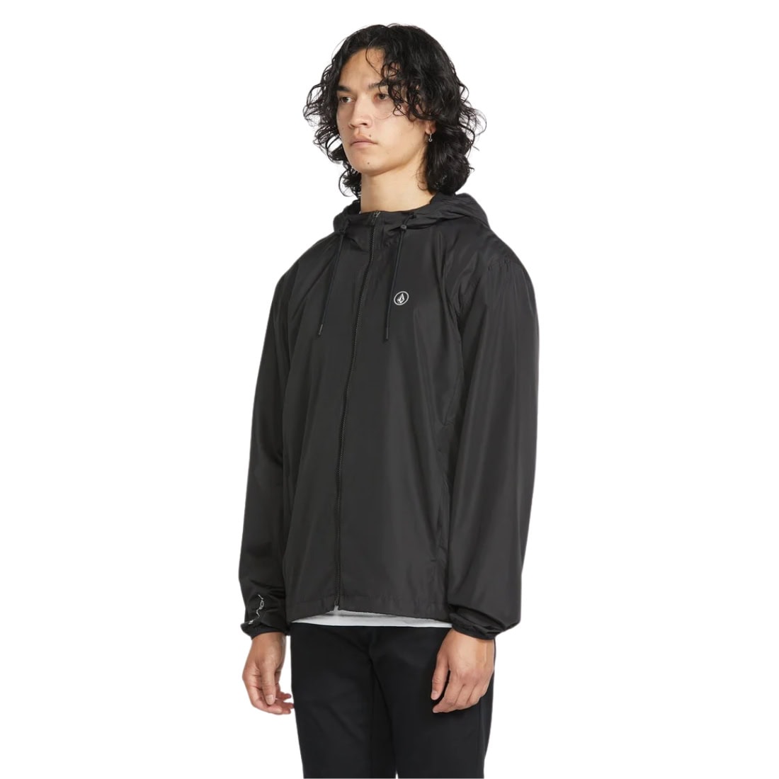 Volcom Wavern Jacket - Black - Mens Windbreaker/Rain Jacket by Volcom
