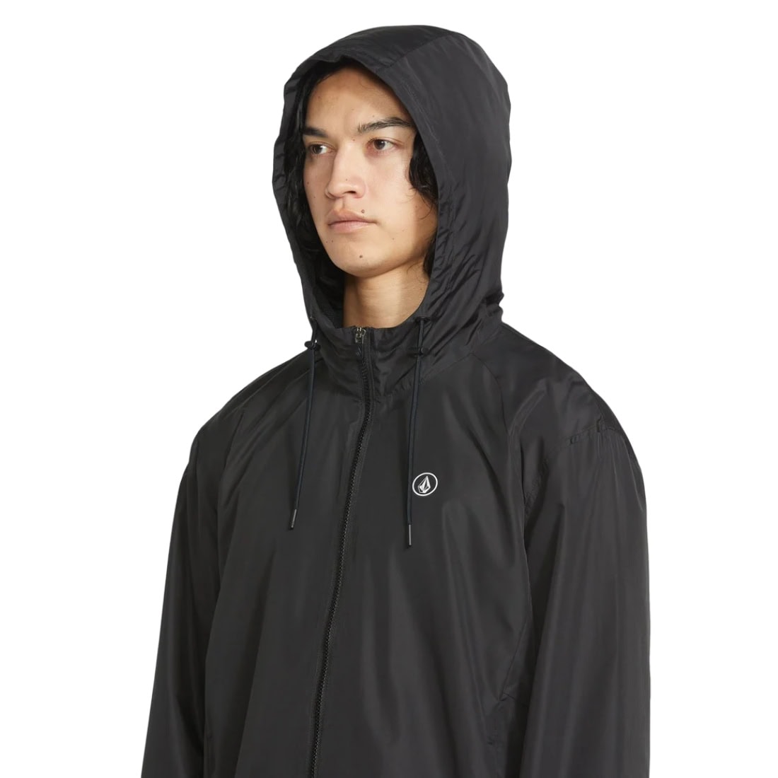 Volcom Wavern Jacket - Black - Mens Windbreaker/Rain Jacket by Volcom