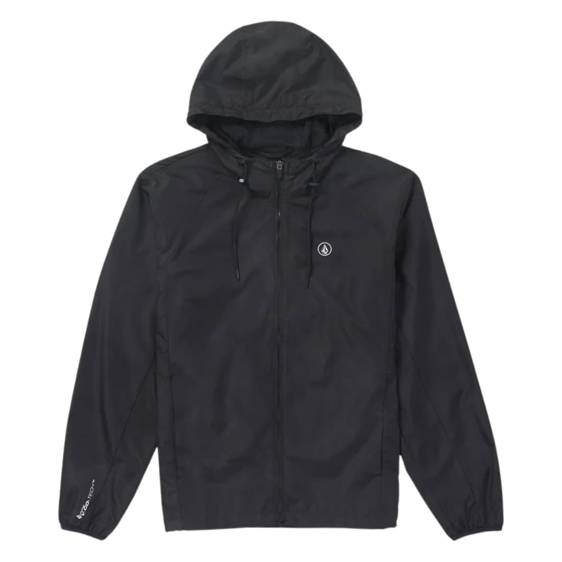 Volcom Wavern Jacket - Black - Mens Windbreaker/Rain Jacket by Volcom