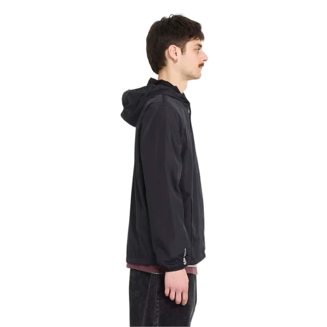 Volcom Wavern Jacket - New Black - Mens Windbreaker/Rain Jacket by Volcom