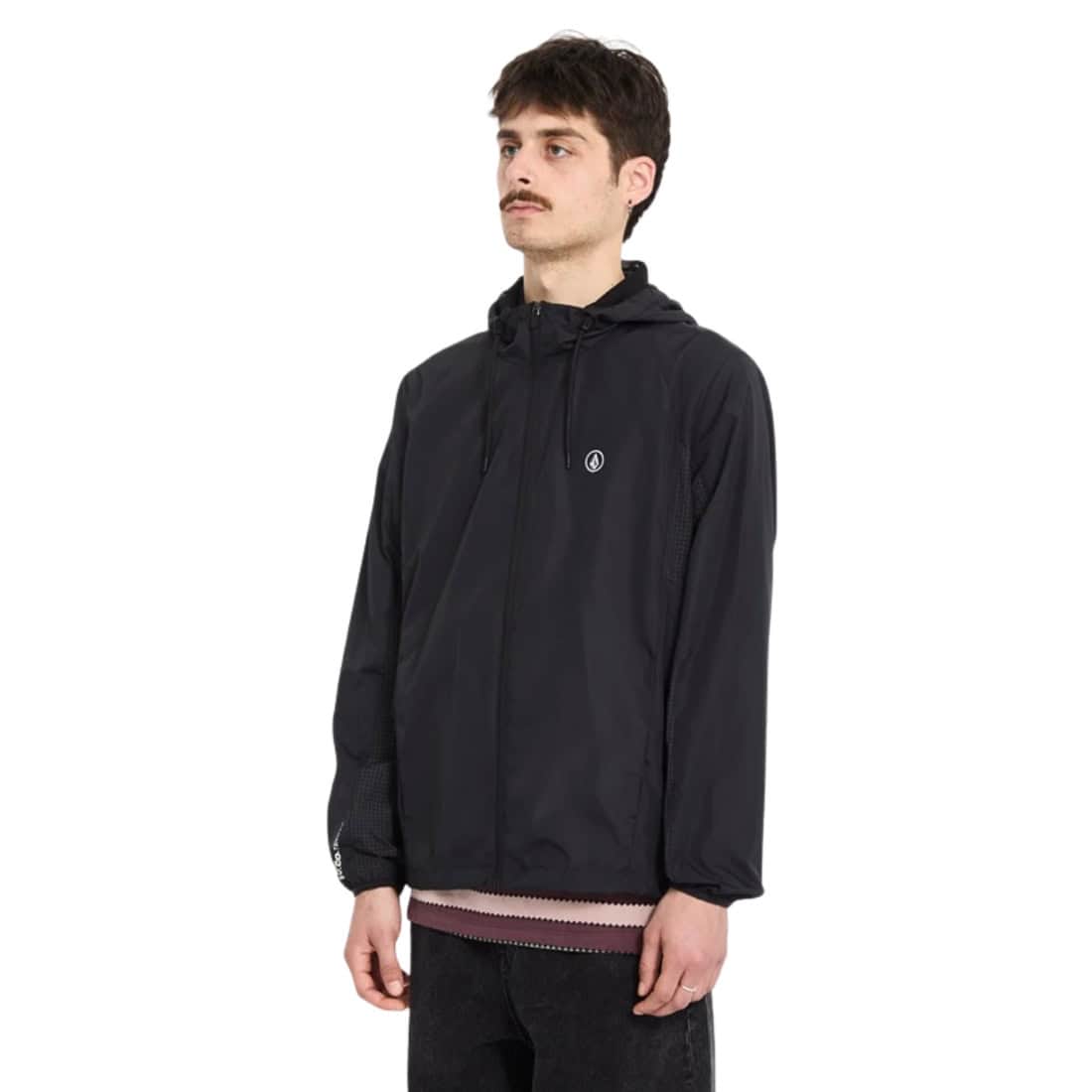 Volcom Wavern Jacket - New Black - Mens Windbreaker/Rain Jacket by Volcom