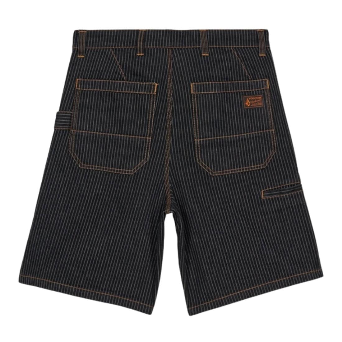 Volcom Work Dialed Short - Black Stripe - Mens Denim Shorts by Volcom