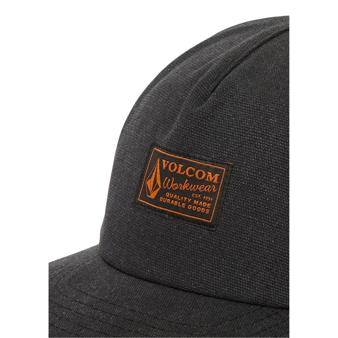 Volcom Workwear Adj Hat - Antique Black - Snapback Cap by Volcom One Size
