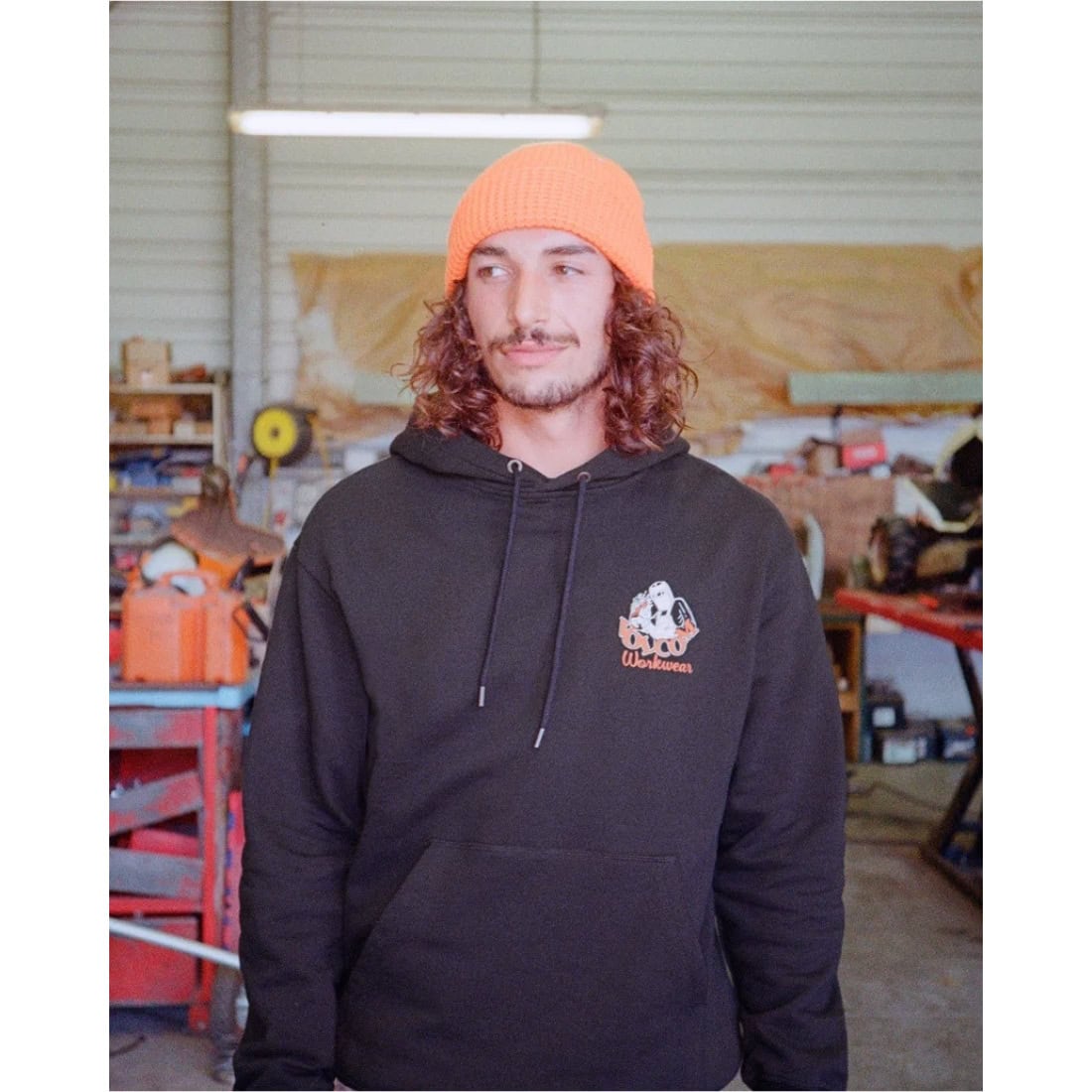Volcom Workwear Beanie - Orange - Fold Beanie by Volcom
