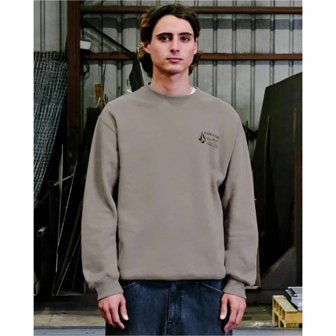 Volcom Workwear Crew - Brindle - Mens Crew Neck Sweatshirt by Volcom