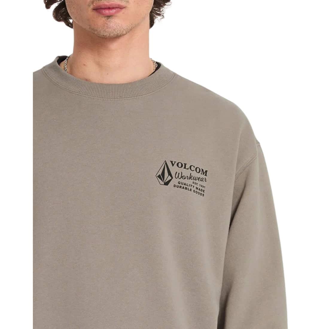 Volcom Workwear Crew - Brindle - Mens Crew Neck Sweatshirt by Volcom