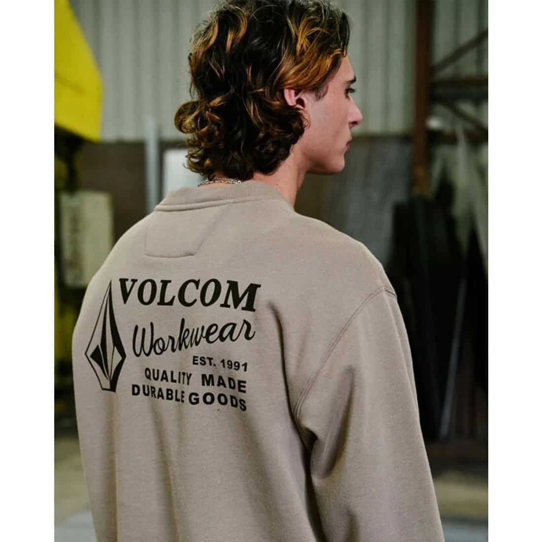Volcom Workwear Crew - Brindle - Mens Crew Neck Sweatshirt by Volcom