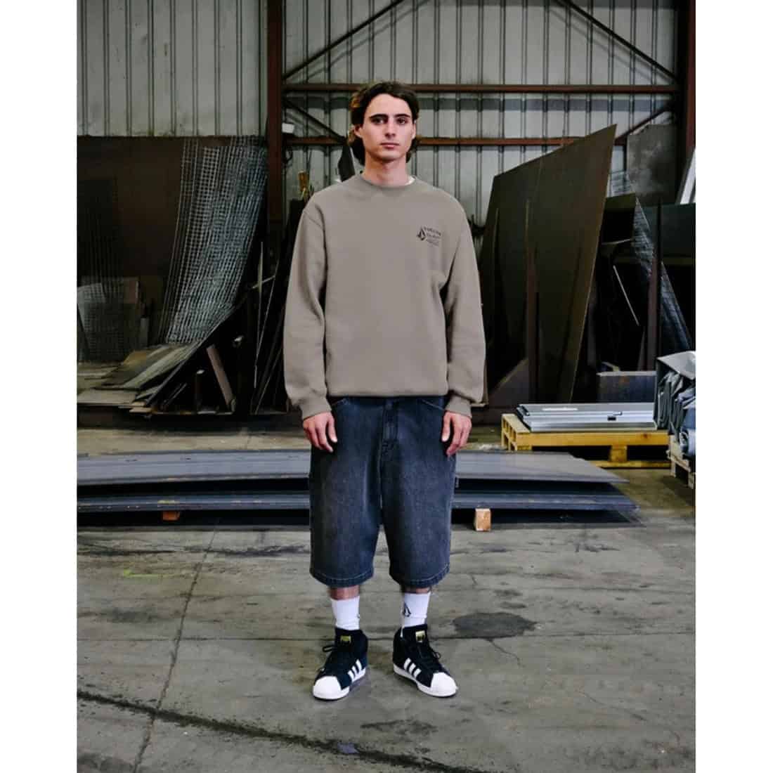 Volcom Workwear Crew - Brindle - Mens Crew Neck Sweatshirt by Volcom