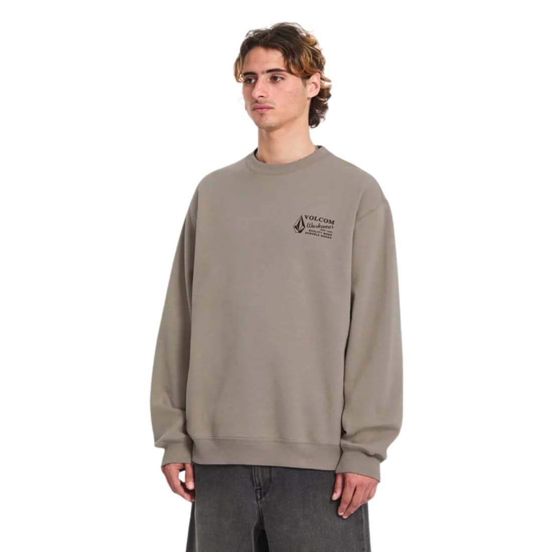 Volcom Workwear Crew - Brindle - Mens Crew Neck Sweatshirt by Volcom