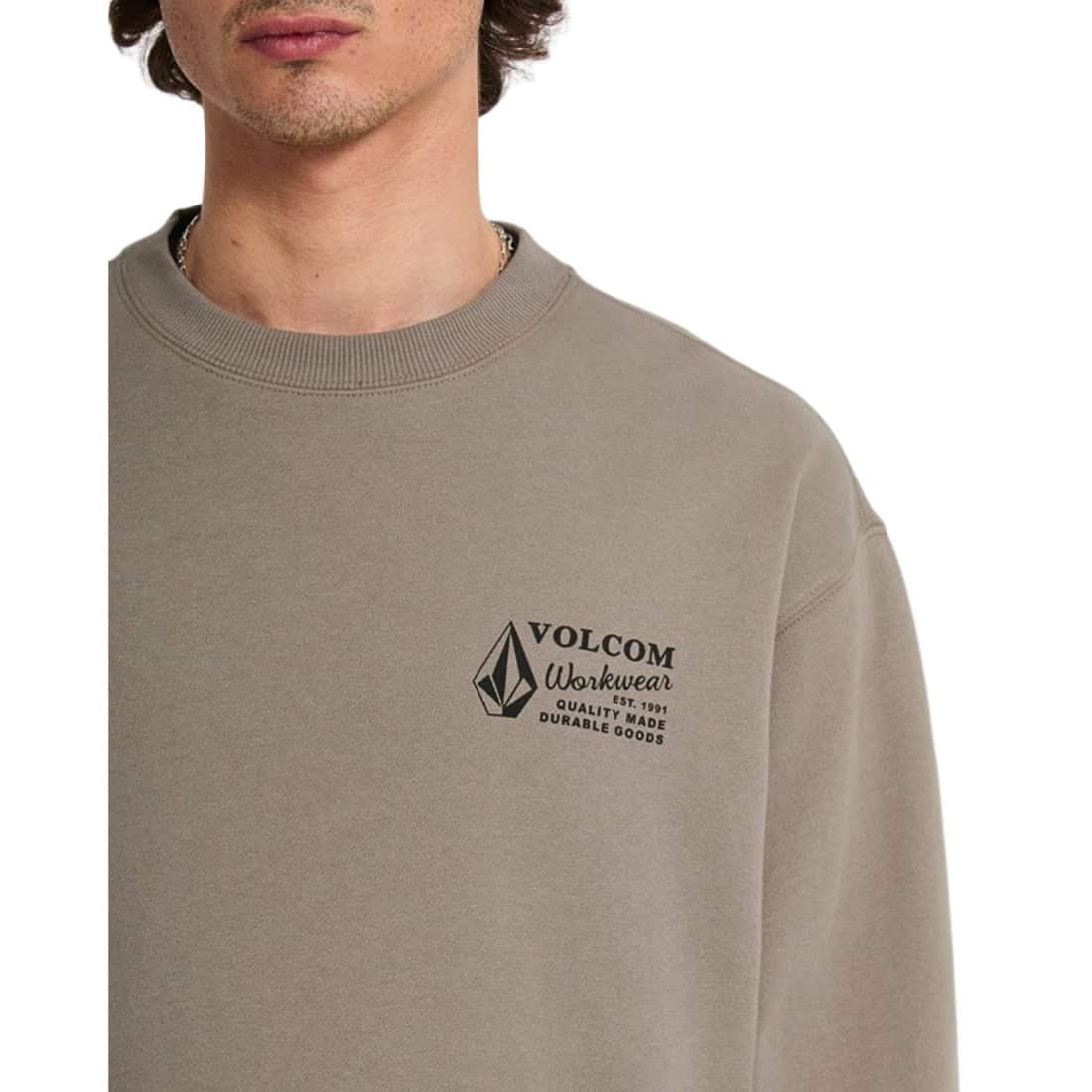 Volcom Workwear Crew - Brindle - Mens Crew Neck Sweatshirt by Volcom