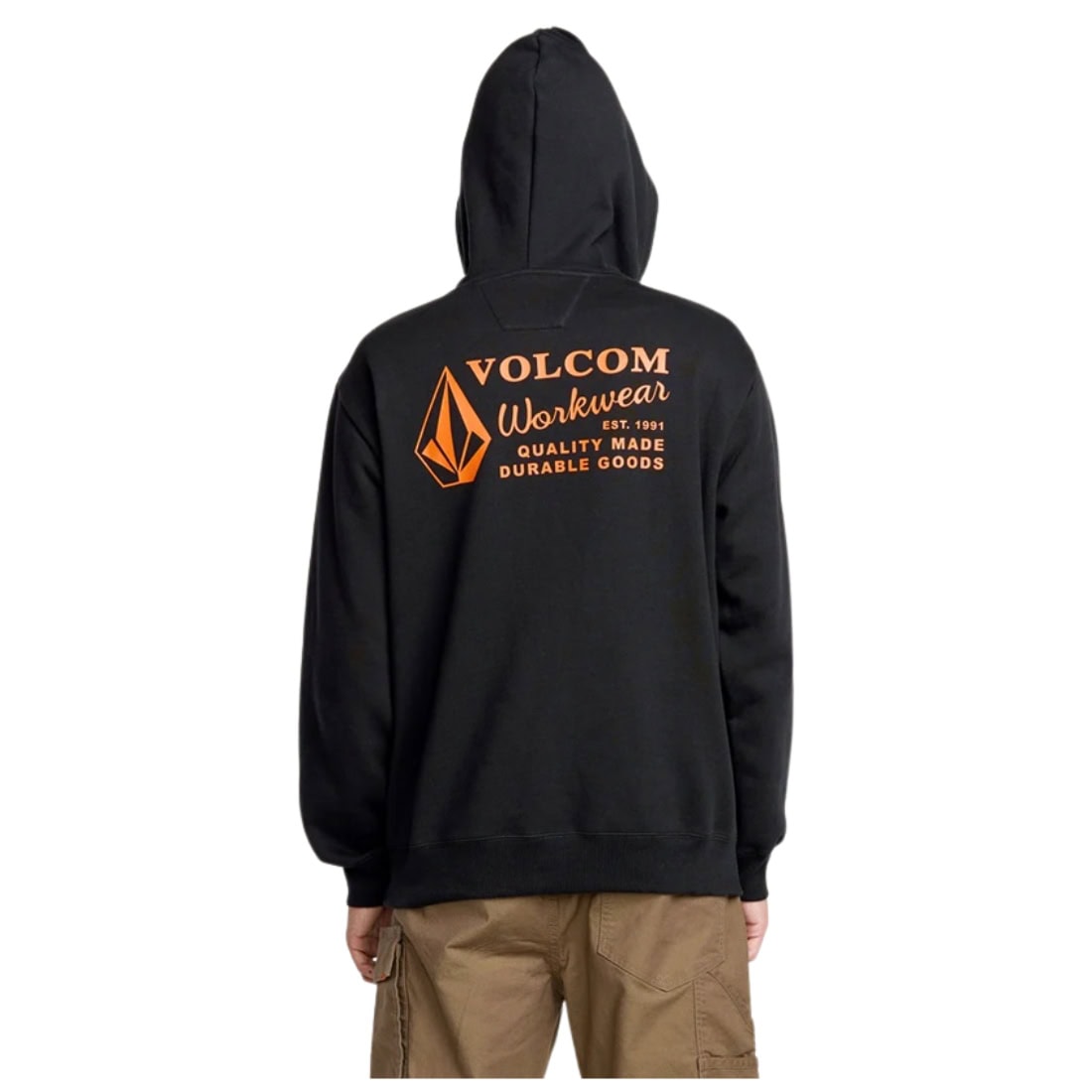 Volcom Workwear Pullover Hoodie - Black - Mens Pullover Hoodie by Volcom