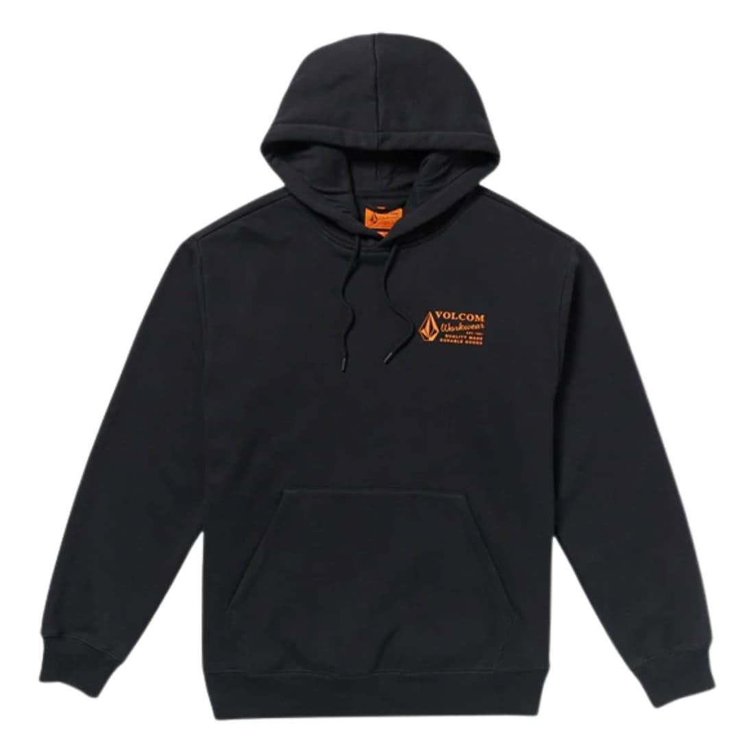 Volcom Workwear Pullover Hoodie - Black - Mens Pullover Hoodie by Volcom