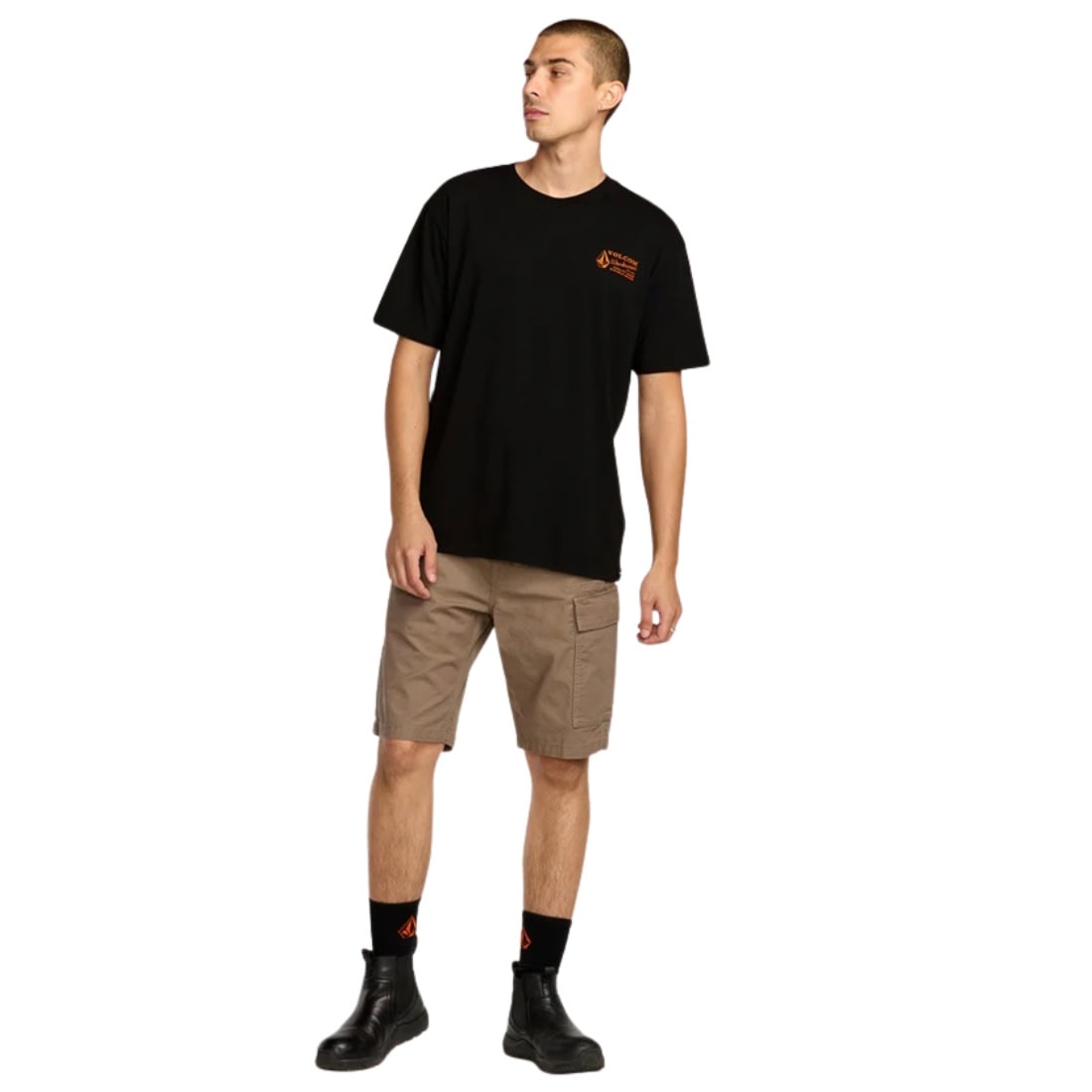 Volcom Workwear T-Shirt - Black - Mens Graphic T-Shirt by Volcom