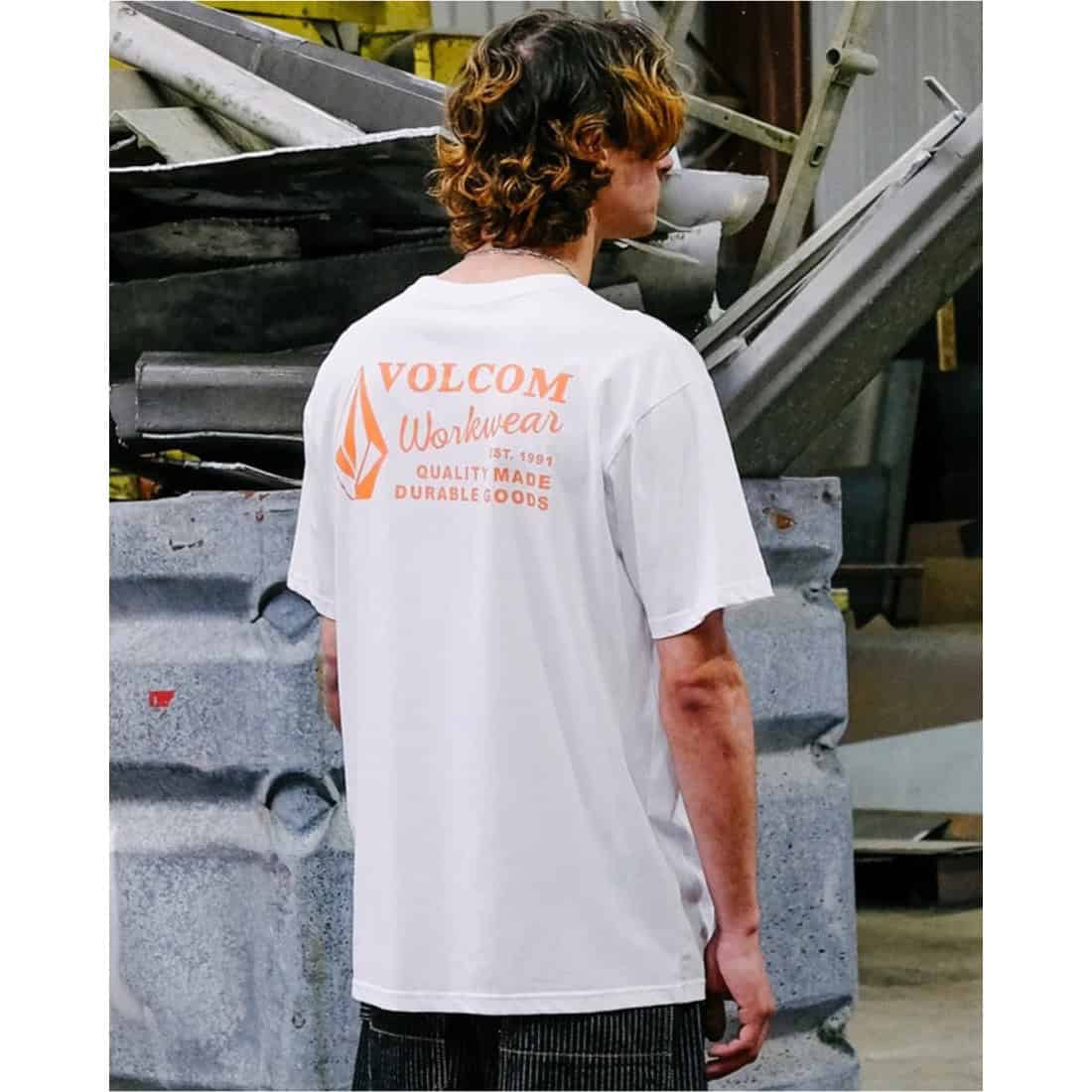 Volcom Workwear T-Shirt - White - Mens Graphic T-Shirt by Volcom