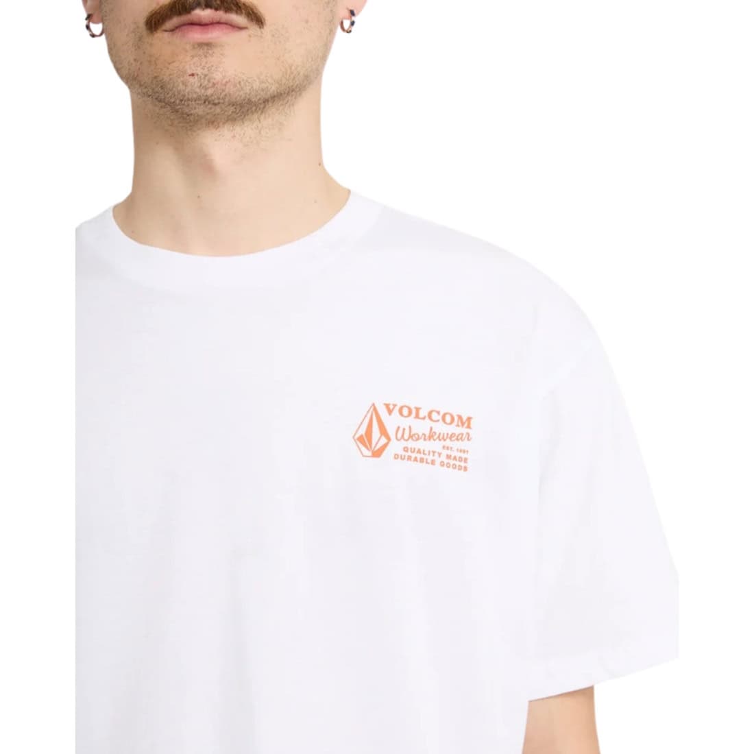 Volcom Workwear T-Shirt - White - Mens Graphic T-Shirt by Volcom