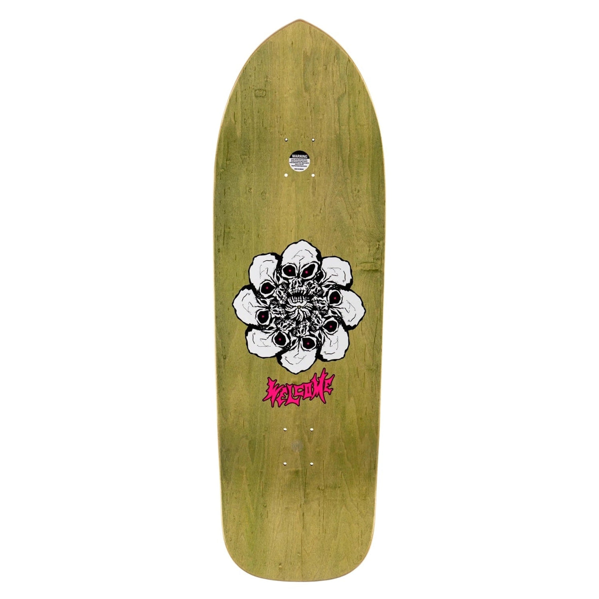 Welcome 10.5&quot; Wendigo On Magic Bullet 2.0 Skateboard Deck - Brown - Skateboard Deck by Welcome 10.5 inch