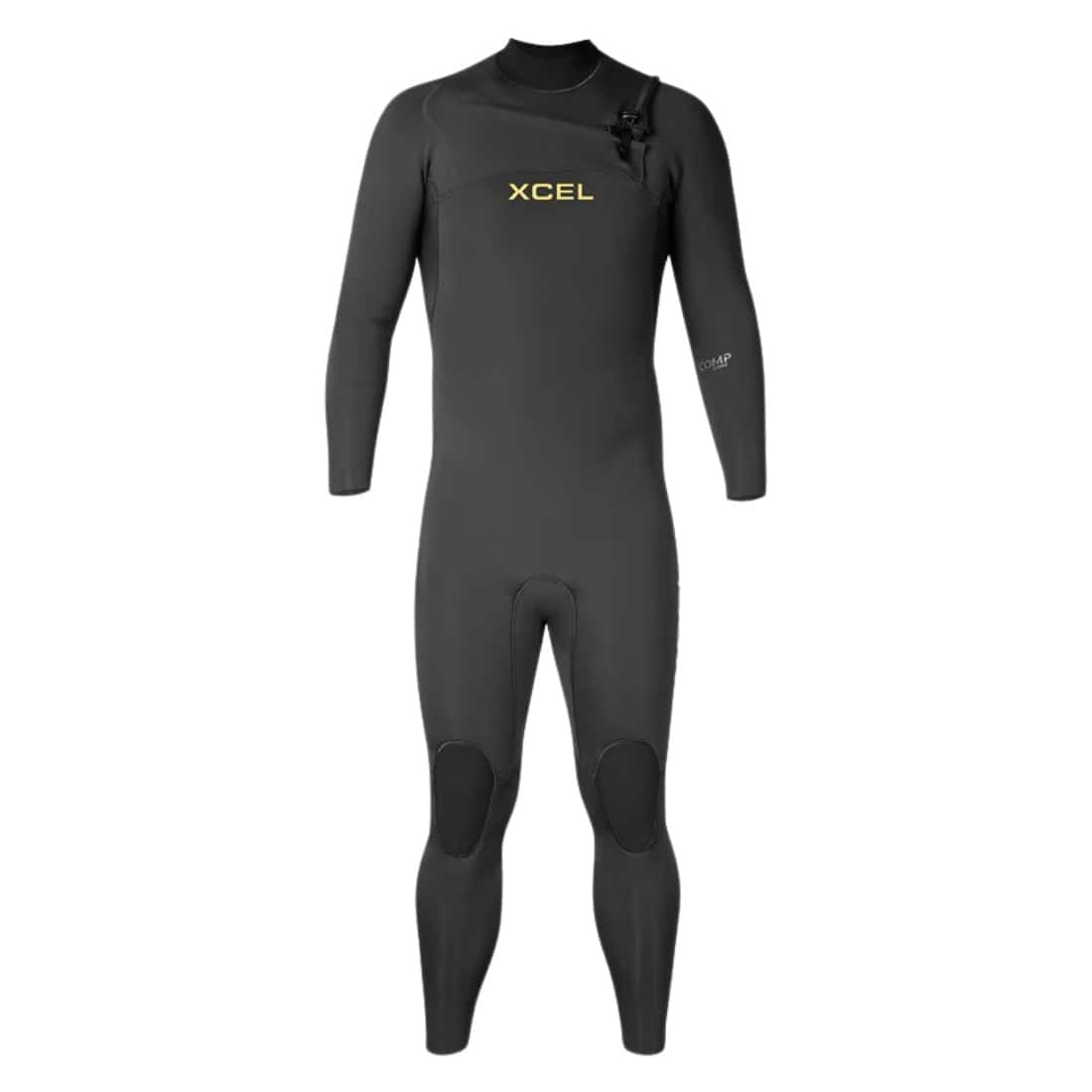 Xcel 3/2mm Comp Chest Zip Wetsuit 2025 - Black - Mens Full Length Wetsuit by Xcel