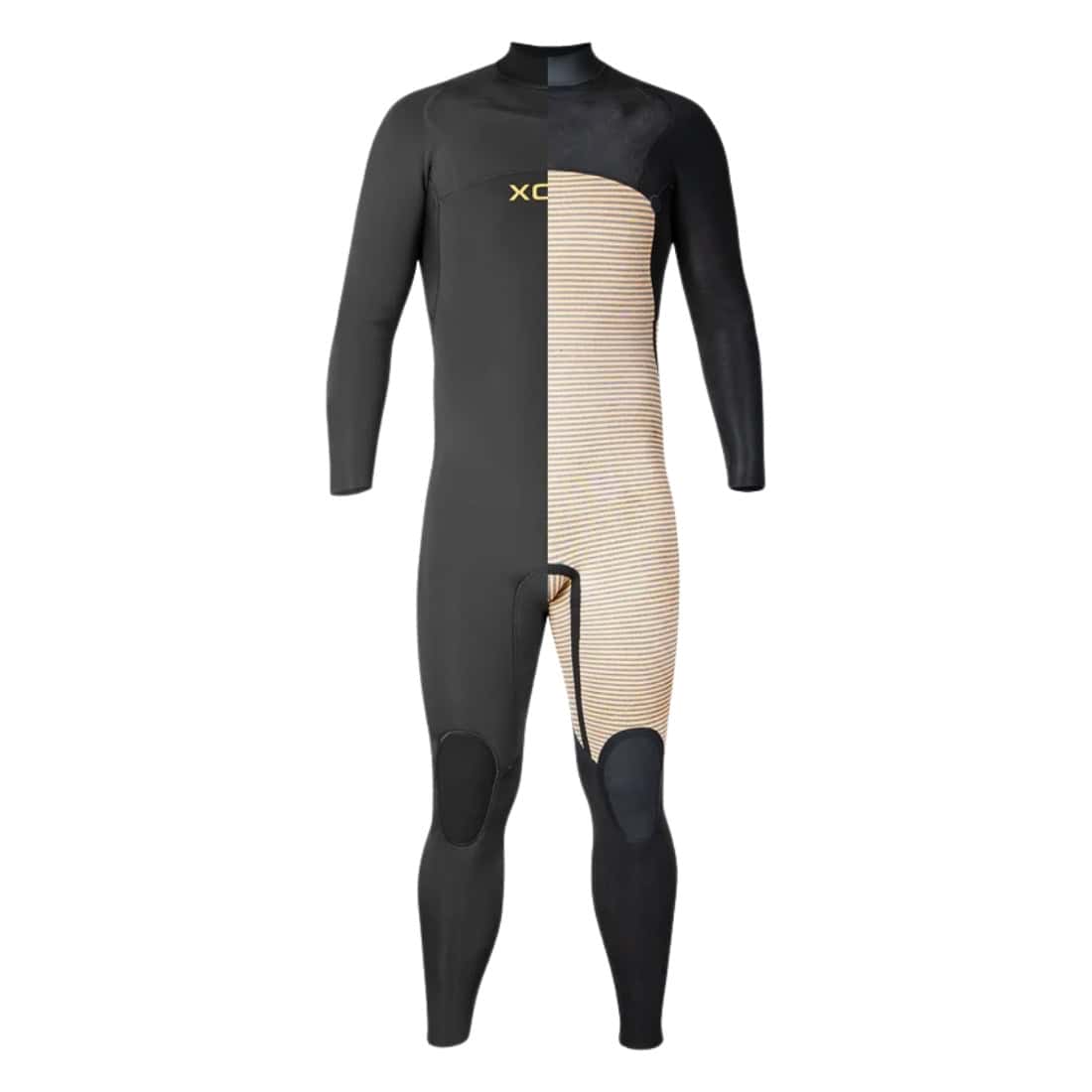 Xcel 3/2mm Comp Chest Zip Wetsuit 2025 - Black - Mens Full Length Wetsuit by Xcel