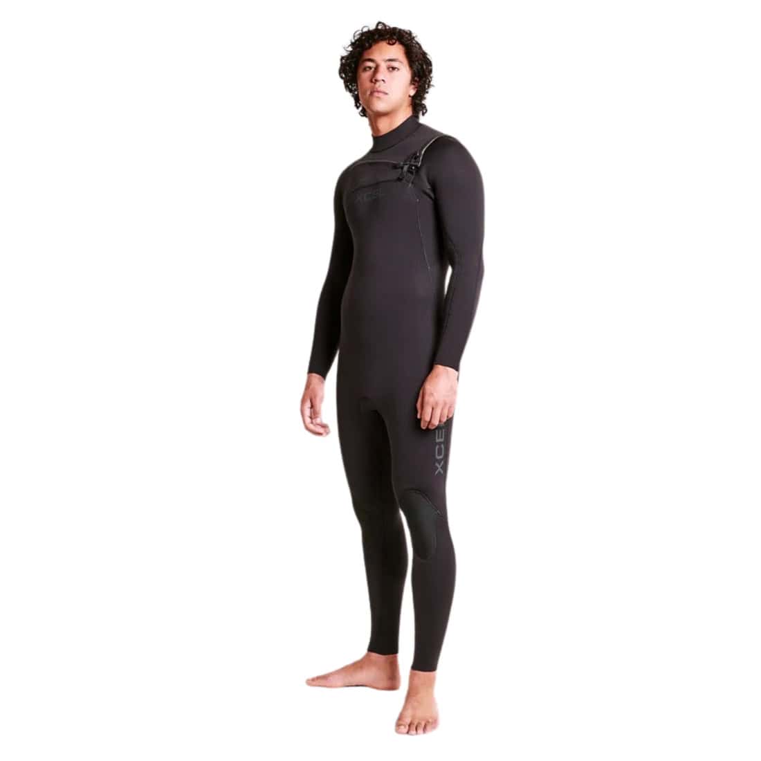 Xcel 3/2mm Comp+ Chest Zip Wetsuit 2025 - Black - Mens Full Length Wetsuit by Xcel